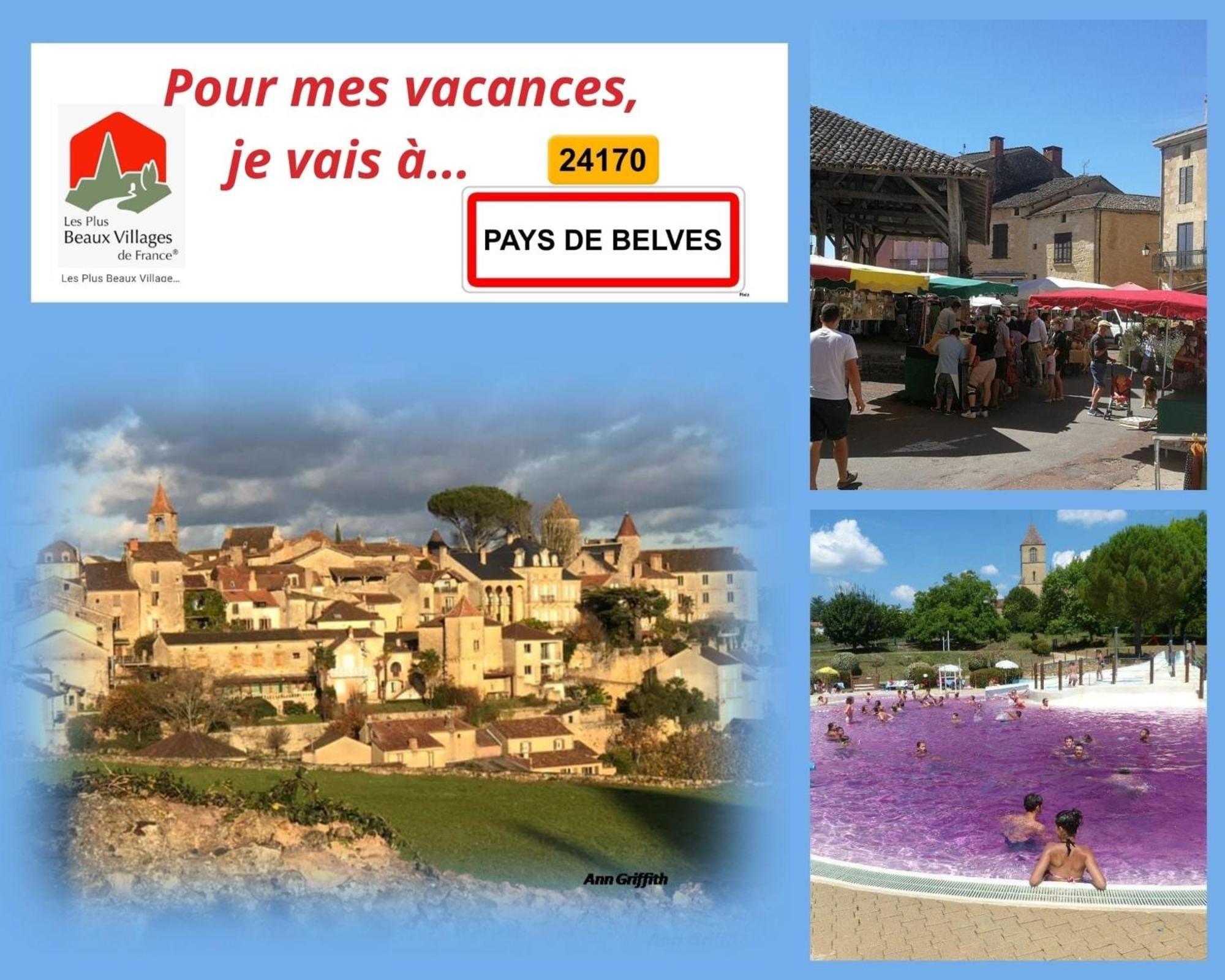 Au Lilas Rose Maison Entre Campagne Et Village Belves Luaran gambar